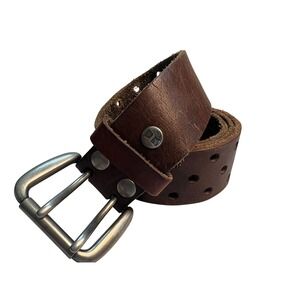 Bed StU McCoy Mens Brown Leather Belt Size 36 Western Cowboy Rodeo